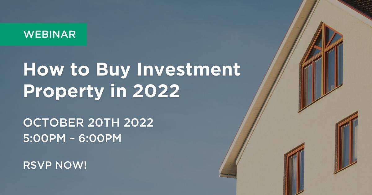 How To Buy Investment Property in 2022